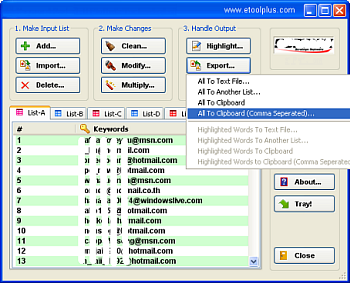โปรแกรมใส่คอมม่า โปรแกรมใส่ลูกน้ำ Comma Mail